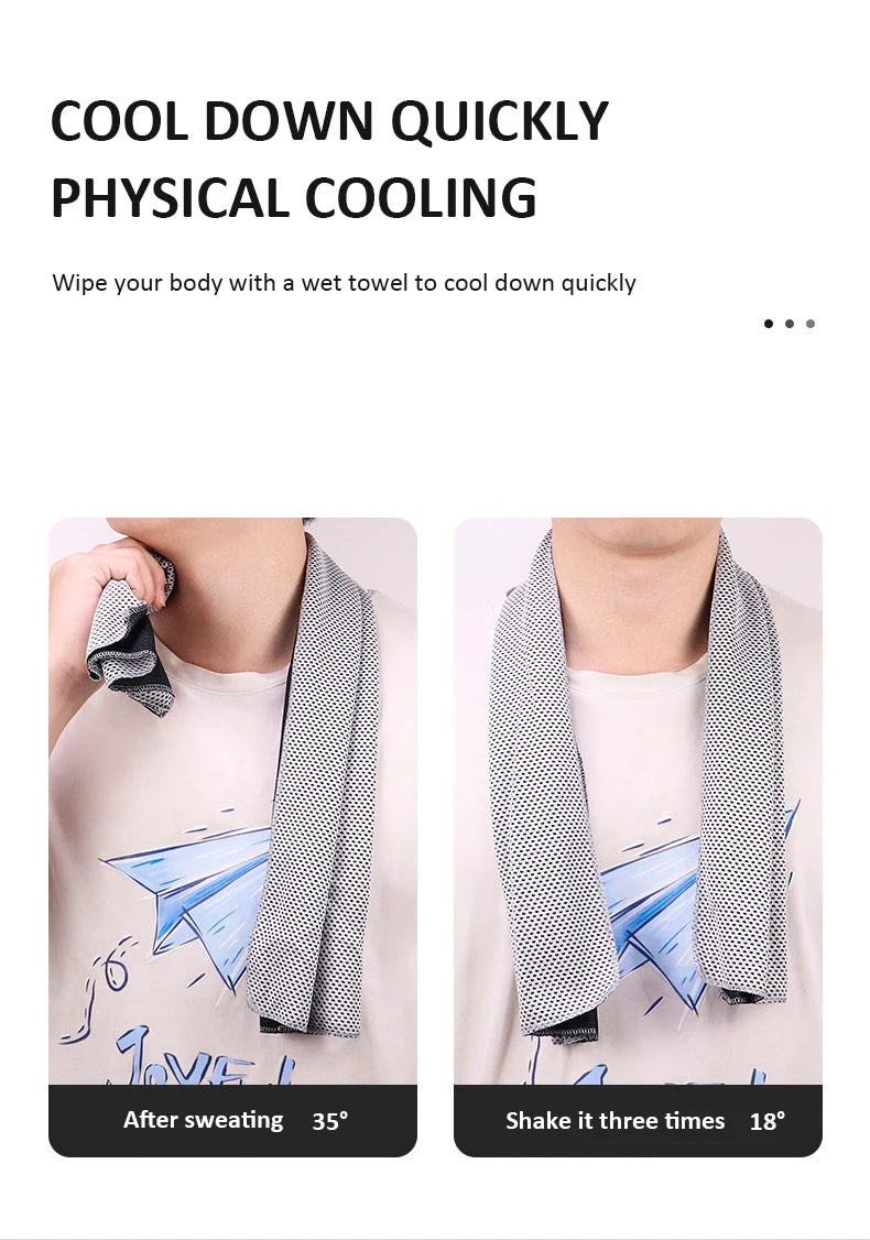 Instant Relief: Quick Dry Cooling Towel - Beat the Heat!